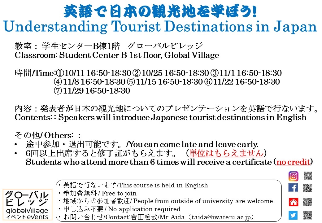 英語で日本の観光地を学ぼう！Understanding Tourist Destinations in Japan