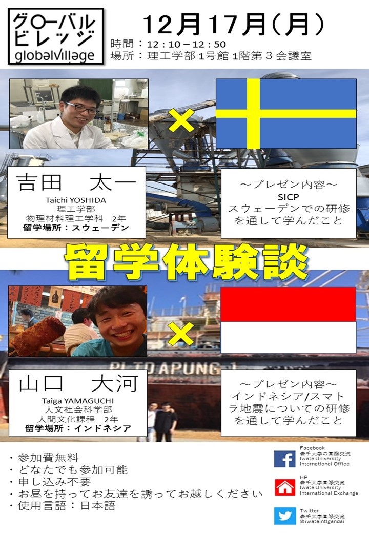 海外留学体験プレゼンテーション