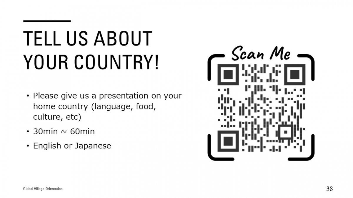 Tell us about your Country!